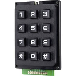 Clavier À Touche Matrice De Clavier 3 X 4 1 Pc(s) - Tru Components
