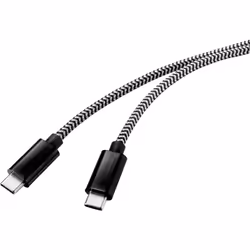 Renkforce RF-4598416, 0,5 m, USB C, USB C, USB 2.0, 480 Mbit/s, Noir