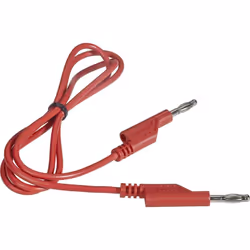enquête Fiche 4 mm Longueur de câble 1.00 m PVC, rouge description Ce cordon de mesure est particulièrement adapté pour une u ...