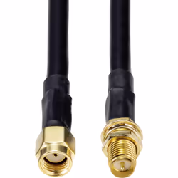 SpeaKa Professional SP-9226156 câble coaxial RG-58/U 1 m RP-SMA Noir