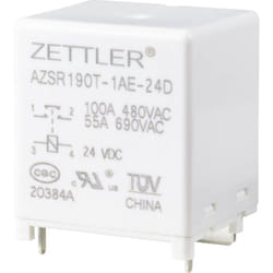 Zettler Electronics - AZSR190T-1AE-24D Relais de puissance 24 v/dc 100 a 1 no (t) 1 pc(s)