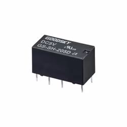 GoodSky GS-SH-205D Relais pour circuits imprimés 5 V/DC 2 A 2 inverseurs (RT) 1 pc(s) Tube