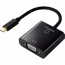 Renkforce RF-4679564, 0,1 m, USB Type-C, VGA (D-Sub), Mâle, Femelle, Droit