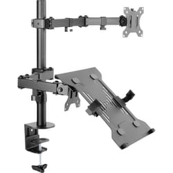 SpeaKa Pro SP-MM-302 Laptop et bras pour écran Noir 15.6"