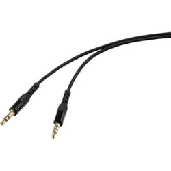 Renkforce RF-4712228 câble audio 1,5 m 3,5mm Noir