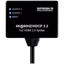 SpeaKa Professional SP-9443508 répartiteur vidéo HDMI 2x HDMI - Vue supplémentaire 4