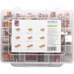 Description générale Cette boîte contient 105 pièces en 3 versions différentes de la série WAGO 221, offrant une solution pra ...