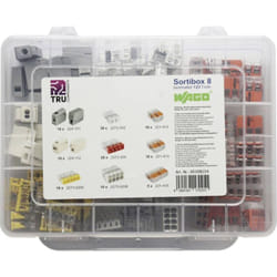 Wago - Assortiment de bornes pour boîte de dérivation WA-741-884 flexible: 2.5-4 mm² rigide: 2.5-4 mm² 123 pc(s)