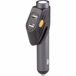 Informations techniques Alimentation (LOV) : avec fiche auto Couleur : noir Dimensions produit, hauteur : 45 mm Dimensions pr ...