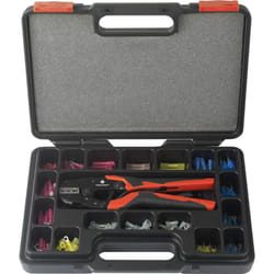 Toolcraft - HJ540168BC-A1A5 TO-7104990 Set d'outils de sertissage 168 pièces pour connecteurs thermorétractables, pour ra