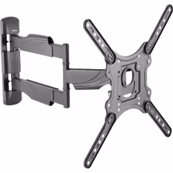 SpeaKa Professional SP-9451340, 75 x 75 mm, 400 x 400 mm, -8 - 5°, -90 - 90°, 5°, Noir