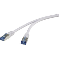Renkforce RF-4737368 câble de réseau Blanc 1 m Cat6a S/FTP (S-STP)