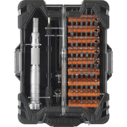 TOOLCRAFT pour l'atelier, pour l'électronique et la mécanique de précision Tournevis porte-embouts 62 pièces