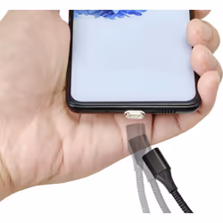 Renkforce RF-4746074 câble USB 1 m USB 2.0 USB A Micro-USB B Noir