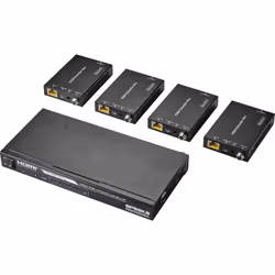 enquête Distribue 1 signal source HDMI à 4 appareils d'affichage La distance de transmission peut être étendue jusqu'à 35 m à ...