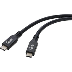 Renkforce RF-4870098 câble USB 0,8 m USB4 Gen 2x2 USB C Noir