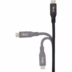 Renkforce RF-4870098 câble USB 0,8 m USB4 Gen 2x2 USB C Noir