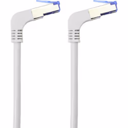 Renkforce RF-4892472 câble de réseau Blanc 0,5 m Cat6a S/FTP (S-STP)