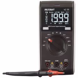 Informations techniques Affichage (nombre de points) : 2000 Alimentation en tension (détails) : 1x pile 6LR61 9V Catégorie de ...