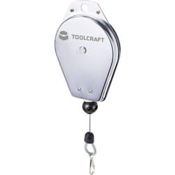 TO-7392612 Câble à ressort, câble de sortie jusqu'à 1,5 m Capacité de charge (max.) 2 kg - Toolcraft