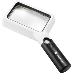Toolcraft - TO-7440585 Loupe led carrée Grossissement=20 x, 2 x Classe d'efficacité énergétique 2021 non pertin