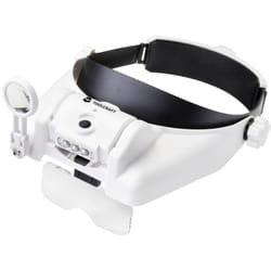 Toolcraft - Loupe frontale à led TO-7440588 avec éclairage led Grossissement: 3.5 x, 2.5 x, 2.0 x, 1.5 x, 1.0 x Lentille:
