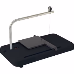 Coupe-polystyrène - Basetech - 20 W - Rail de guidage mobile - Plateforme pour couper cylindres et cônes
