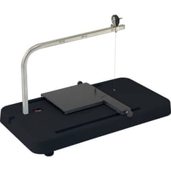 Coupe-polystyrène - Basetech - 20 W - Rail de guidage mobile - Plateforme pour couper cylindres et cônes