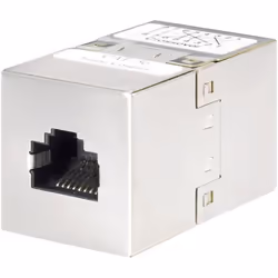 Renkforce RJ45 (croisé) réseau informatique Adaptateur CAT 5e [1x RJ45 femelle - 1x RJ45 femelle] métal