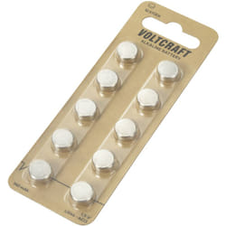 Lr 44 Pile bouton 140 mAh alcaline(s) 10 pc(s) S592422 - Voltcraft