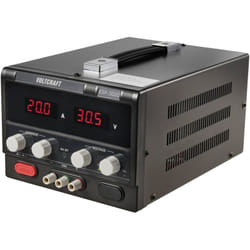 Voltcraft - Alimentation de laboratoire réglable ESP-3020 0 - 30 v/dc 0 - 20 a 600 w connexion enfichable 4 mm construction étroite Nbr. de sorties 1