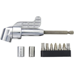 Toolcraft - 2521675 Tournevis coudé longueur 135 mm entraînement 1/4 (6.3 mm) 128 cm