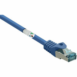 Renkforce RF-5044976 câble de réseau Bleu 0,5 m Cat6a S/FTP (S-STP)