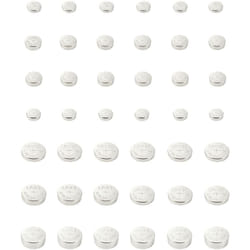 Jeu de piles bouton 6 x AG1, 12 x AG3, 6 x AG4, 9 x AG10, 3 x AG12, 6 x AG13 S536452 - Voltcraft