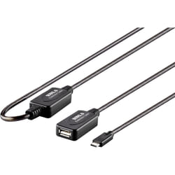 Renkforce RF-5067256 câble USB 10 m USB 2.0 USB C USB A Noir