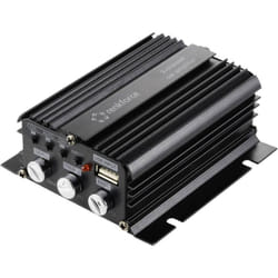 Renkforce - RF-CMP-202 Ampli auto 2 canaux 100 w Lecture audio Bluetooth®/USB, Réglage volume/basses/aigus