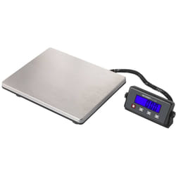 Voltcraft - PLS-220S Balance à plate-forme Plage de pesée (max.) 200 kg Lisibilité 50 g à pile(s), sur secteur acier inox