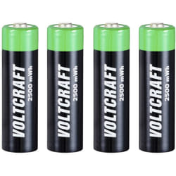 HR6 Pile rechargeable LR6 (aa) NiZn 2500 MWh/1500 mAh,1.6 V,4 pc(s) - Voltcraft