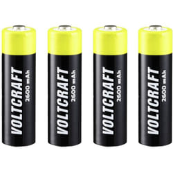 Endurance Pile rechargeable LR6 (aa) NiMH 2600 mAh 1.2 v 4 pc(s) - Voltcraft