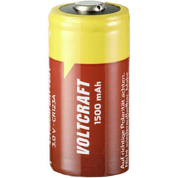 CR123A Pile photo CR-123A lithium 1500 mAh 3 v 1 pc(s) S156132 - Voltcraft