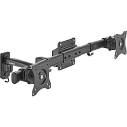 Speaka Professional - SP-TVM-512 x2 Support mural pour écran 33,0 cm (13') - 68,6 cm (27') noir rotatif, inclinable, mobile S304402