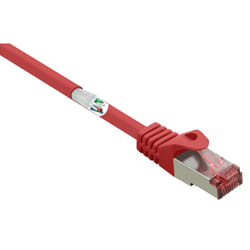 Renkforce RF-5136974 câble de réseau Rouge 1 m Cat6a S/FTP (S-STP)