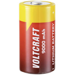Voltcraft - Pile spéciale LR14 (c) button-top lithium 3.6 v 9000 mAh 1 pc(s)