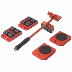 Description générale Patins rouleurs pour le transport de meubles TOOLCRAFT TO-7730013, conçus pour faciliter le déplacement ...