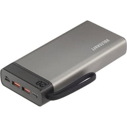 Voltcraft - PB-20-PD3.0 Powerbank (batterie supplémentaire) 20000 mAh Power Delivery 3.0 LiPo gris-noir Affichage du stat