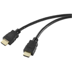 Speaka Professional - Câble de raccordement hdmi Fiche mâle hdmi-a, Fiche mâle hdmi-a 1.50 m noir SP-10481288 8K uhd, gai