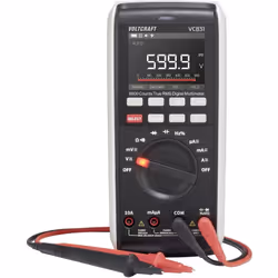 enquête CAT III 1000 V, CAT IV 600 V description Le VC 831 est l'appareil le plus simple de la série de référence VC-800 et o ...