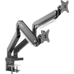 Speaka Professional - SP-MM-830 x2 Support de table pour écran 43,2 cm (17') - 88,9 cm (35') station d'accueil intégrée, technologie à gaz comprimé