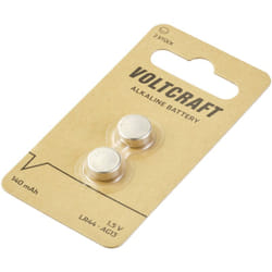 Pile bouton lr 44 1.5 v 2 pc(s) 140 mAh alcaline(s) AG13 2x C455502 - Voltcraft