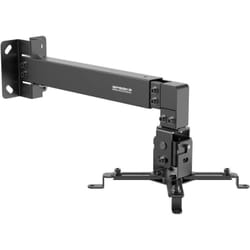 SP-PWM-100 Support mural pour projecteur rotatif Distance entre les murs (max.): 600 mm noir - Speaka Professional